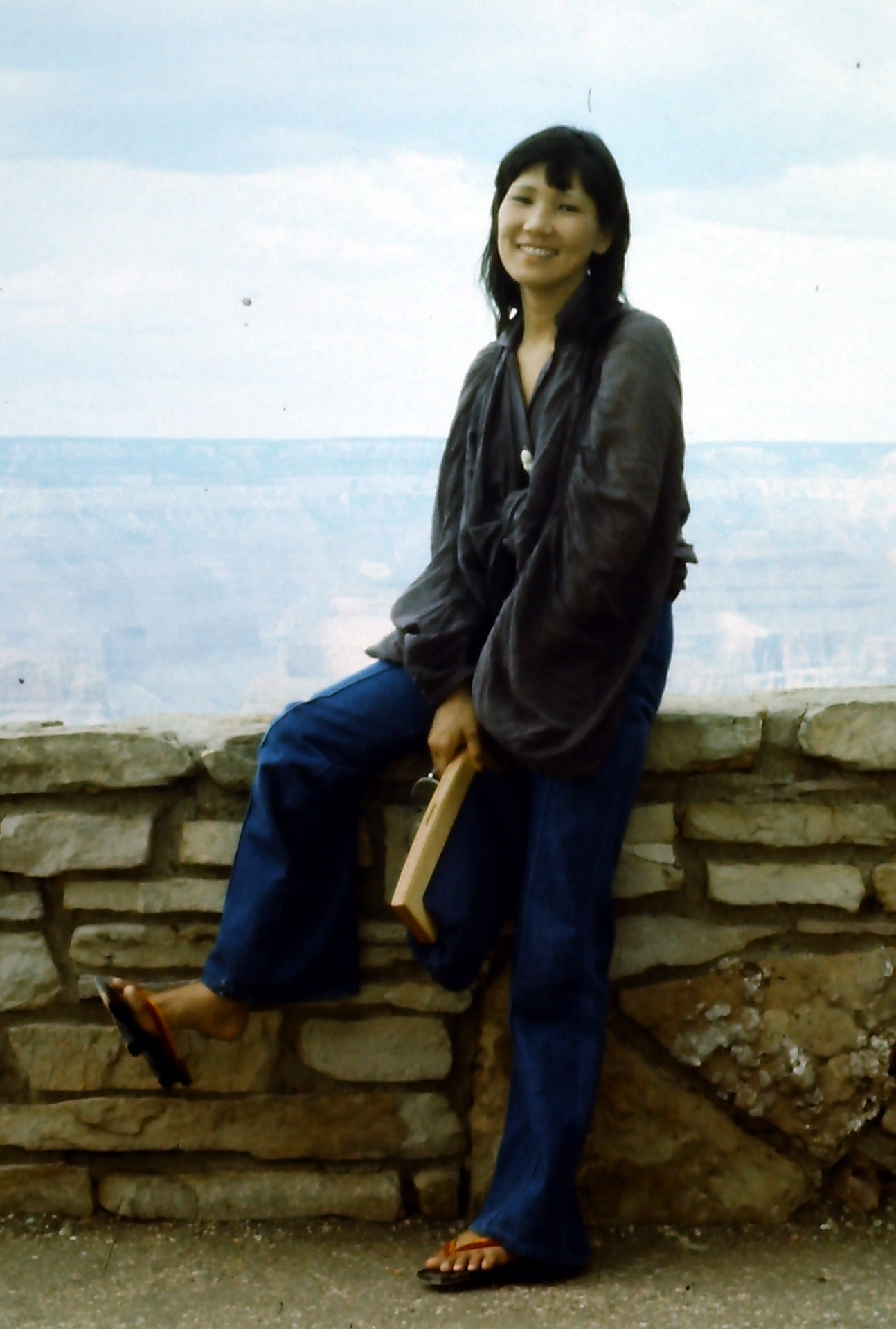 Ritsuko at Grand Canyon